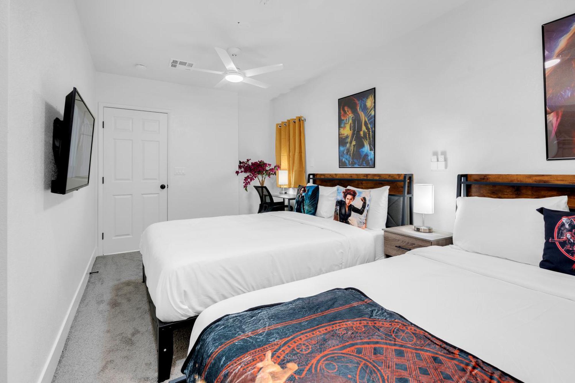 8br 5ba Superhero Retreat-king Beds, Bbq, Hammock, Firepit, Minigolf, Workspace